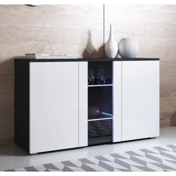 dressoir_luke_a1_standaard_poten_zwart_wit
