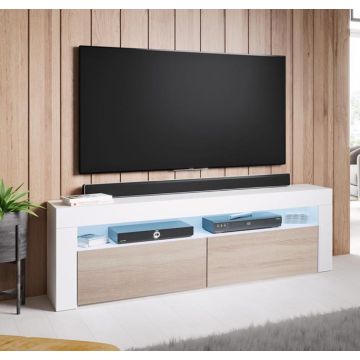 tv-meubel-aker-wit-sonoma