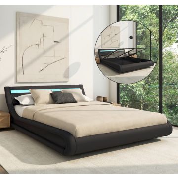 tweepersoonsbed-parisina-zwart