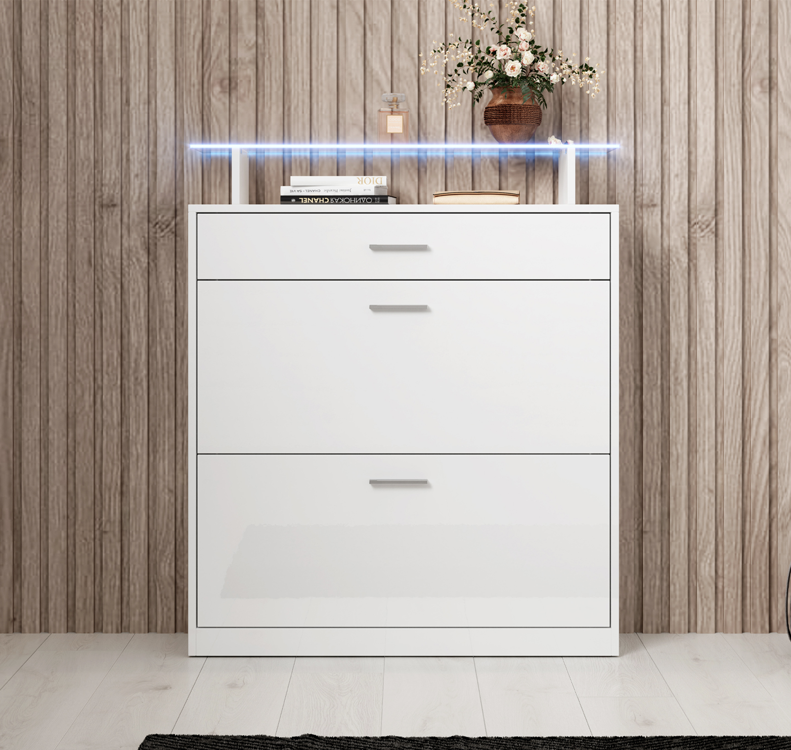 Schoenenkast Paola wit